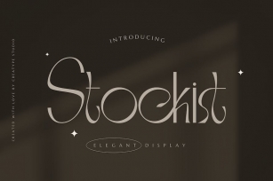 Stockist Elegant Display Font Download