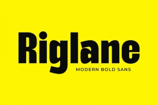 Riglane - Modern Bold Sans Font Download