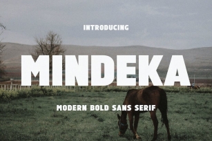 Mindeka - Ultra Bold Sans Serif Font Download