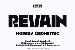 Revain - Modern Geometric Font Download