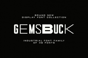 Gemsbuck | Sans Serif Font Family Font Download