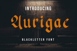 Aurigae - Blackletter Font Font Download