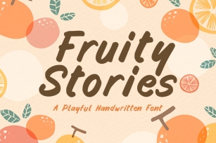 Fruity Stories Font Download