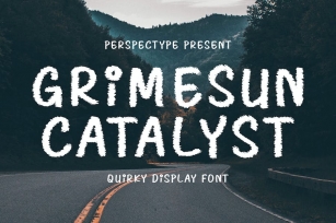 Grimesun Catalyst Quirky Display Font Font Download