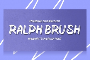 Ralph Brushes Font Download
