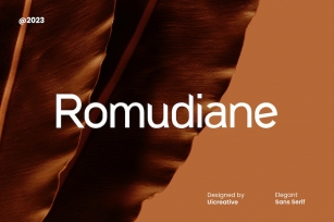 Romudiane Elegant Sans Serif Font Font Download