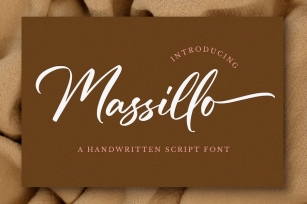 Massillo - Signature Font Font Download