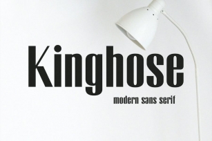 Kinghose - Modern Sans Serif Font Download