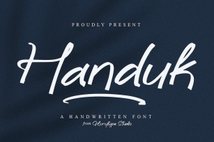 Handuk Handwritten Font Font Download
