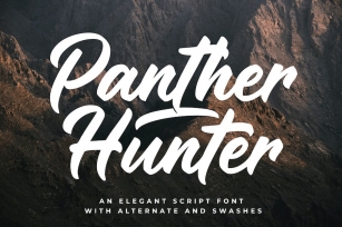Panther Hunter Font Download