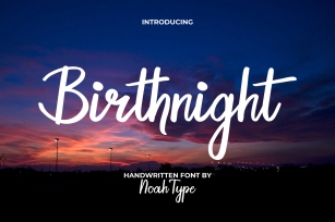 Birthnigh Font Download