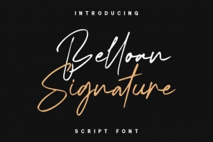 Belloan Signature Font Download