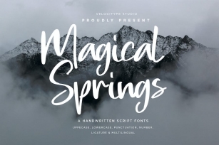 Magical Springs - Modern Script fonts Font Download