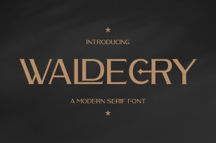 WALDECRY Font Download