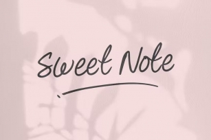 Sweet Note Font Download
