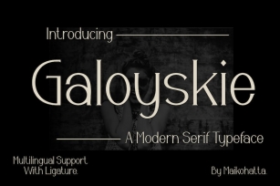 Galoyskie Font Font Download