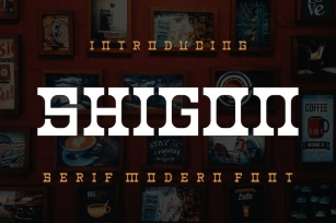 SHIGON Font Download