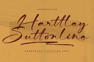Harttley Suttonline Font Download
