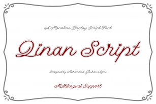 Qinan Scrip Font Download