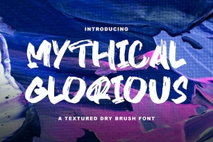 MYTHICAL GLORY - Handbrush Font Font Download