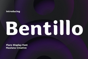 Bentillo Flare Display Font Font Download