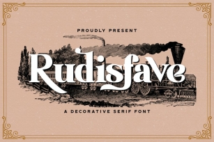 Rudisfave - Decorative Serif Font Font Download