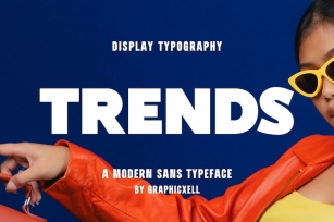 Trends Modern Bold Sans Font Typeface Font Download