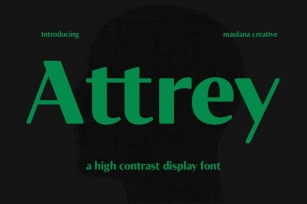 Attrey Contrast Sans Display Font Font Download