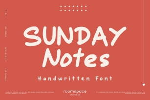 Sunday Notes Font Download