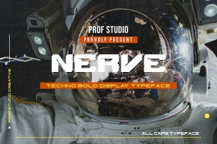 Nerve - Techno Bold Display Typeface Font Download
