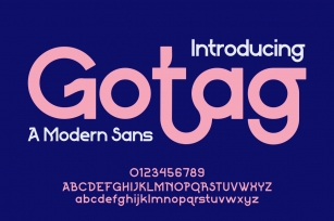 Gotag Font Download