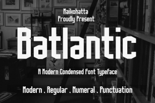 Batlantic Font Font Download