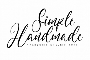 Simple Handmade Font Download