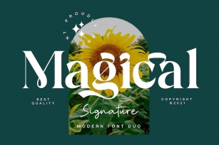 Magical Signature Font Duo Font Download