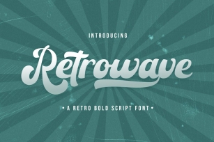 Retrowave - Retro Font Font Download