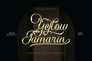 Yellow Tamarin Font Download