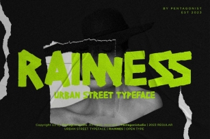 Rainness | Urban Font Font Download