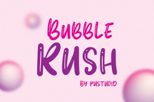Bubble Rush Font Download