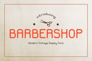 Barbershop - Vintage Retro Font Font Download
