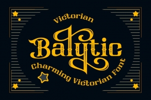 Balytic Charming Victorian Font Font Download