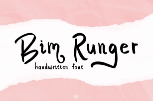 Bim Runger Font Download