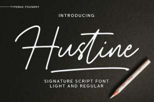 Hustine Handwritten Signature Script Font Font Download