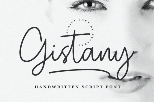 Gistany Handwritten Script Font Font Download