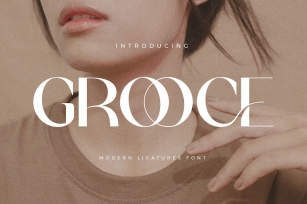 Grooce - Modern Ligature Font Font Download