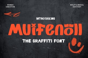 Muifenoll - Graffiti Font Font Download