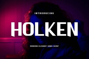 Holken - Modern Elegant Font Font Download