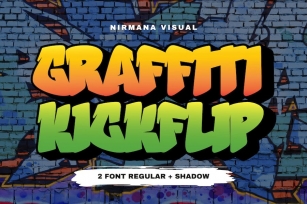 Graffiti Kickflip - Graffiti Font Font Download