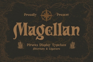 Magellan - Pirates Display Typeface Font Download