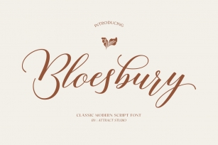 Bloesbury Font Download