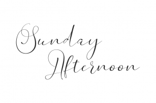Sunday A Font Download